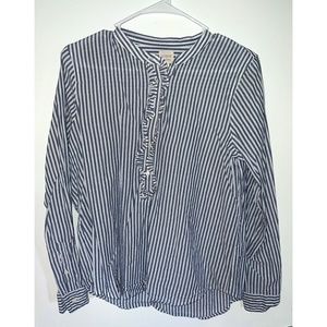 J. Crew Striped Blouse